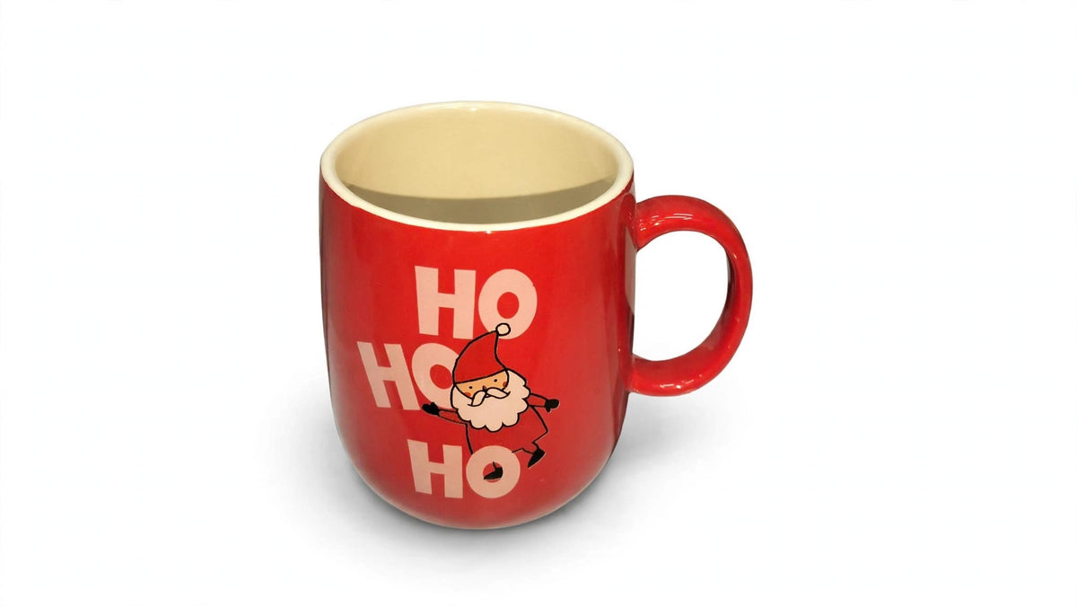 Santa Christmas Mug - Festive Red