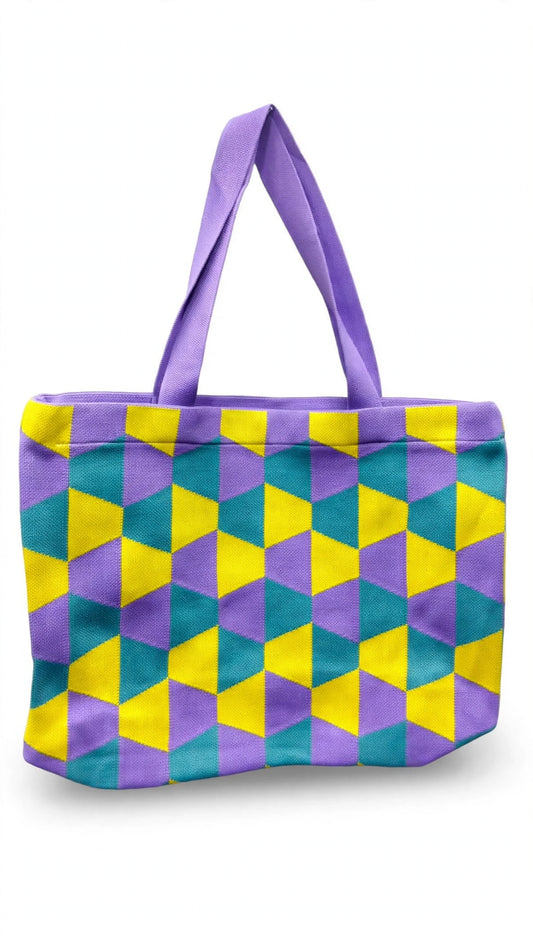 Checkered Tote Bag