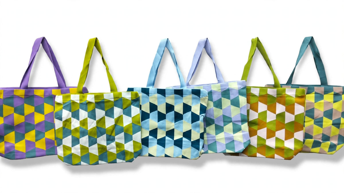 Checkered Tote Bag