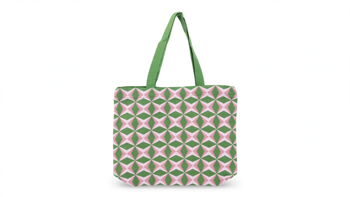Diamond Mesh Tote