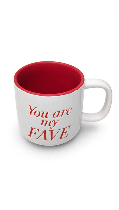 Texted Coffee Mug