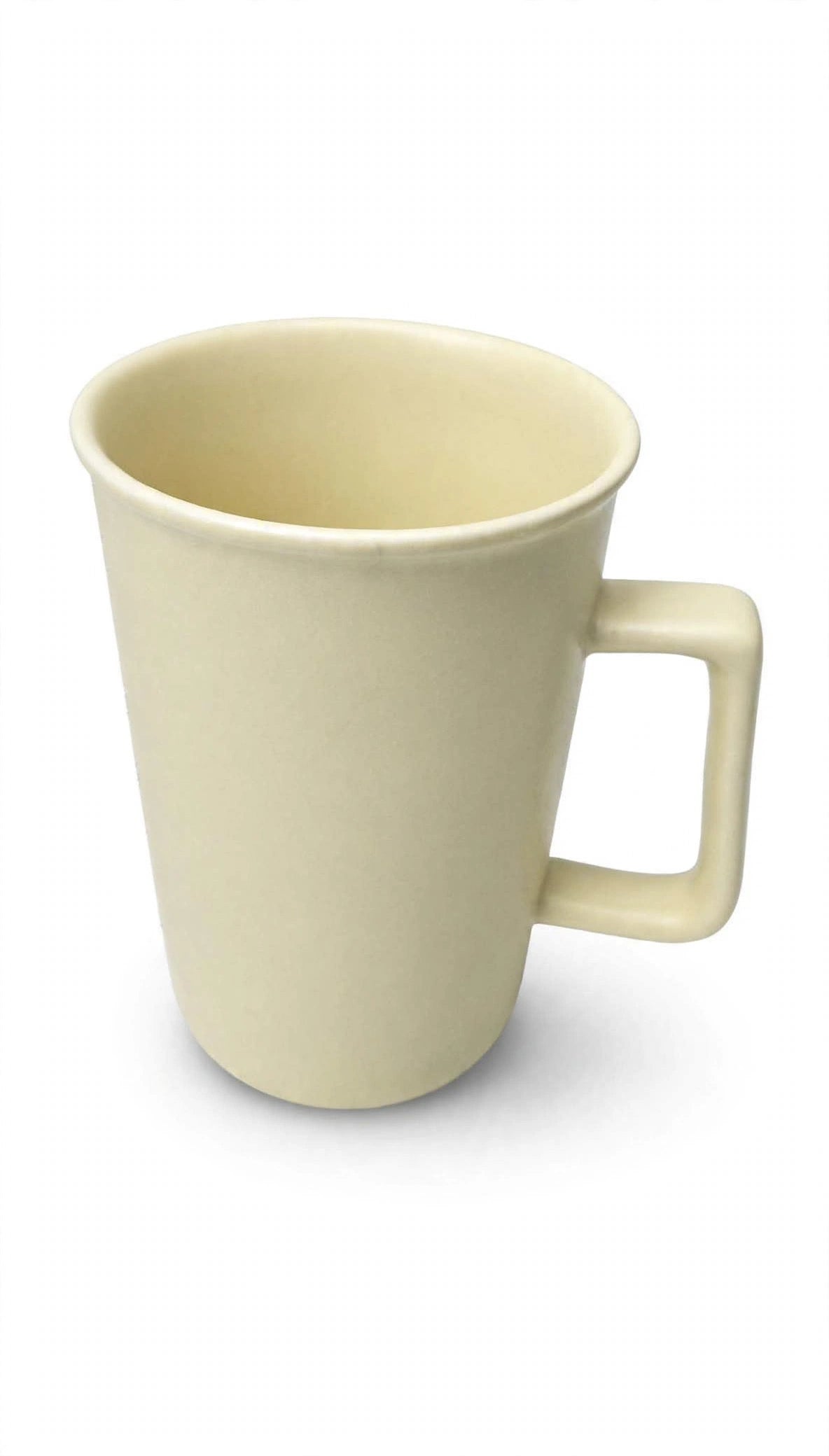 Cream Square Handle Mug
