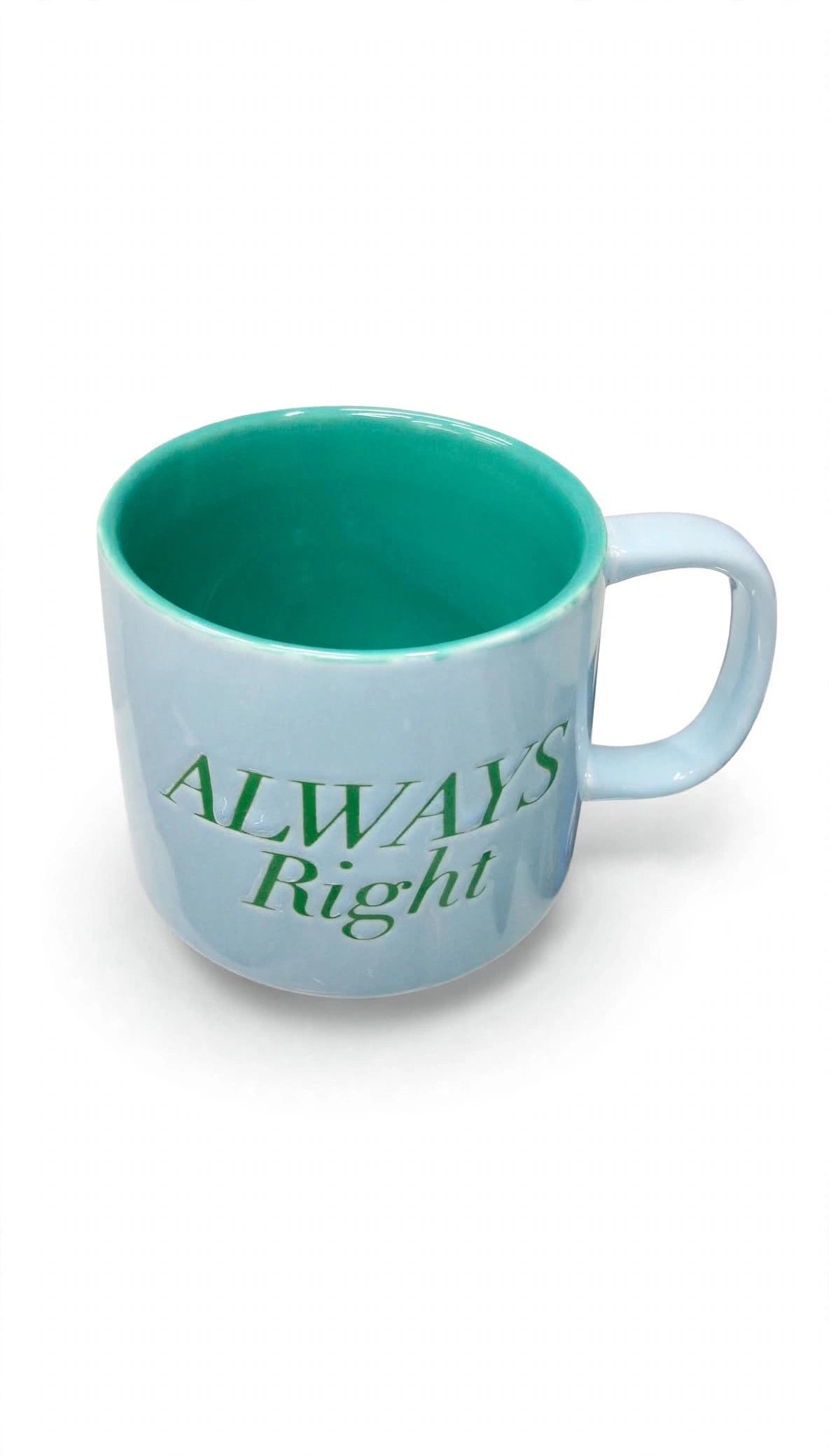 Texted Coffee Mug