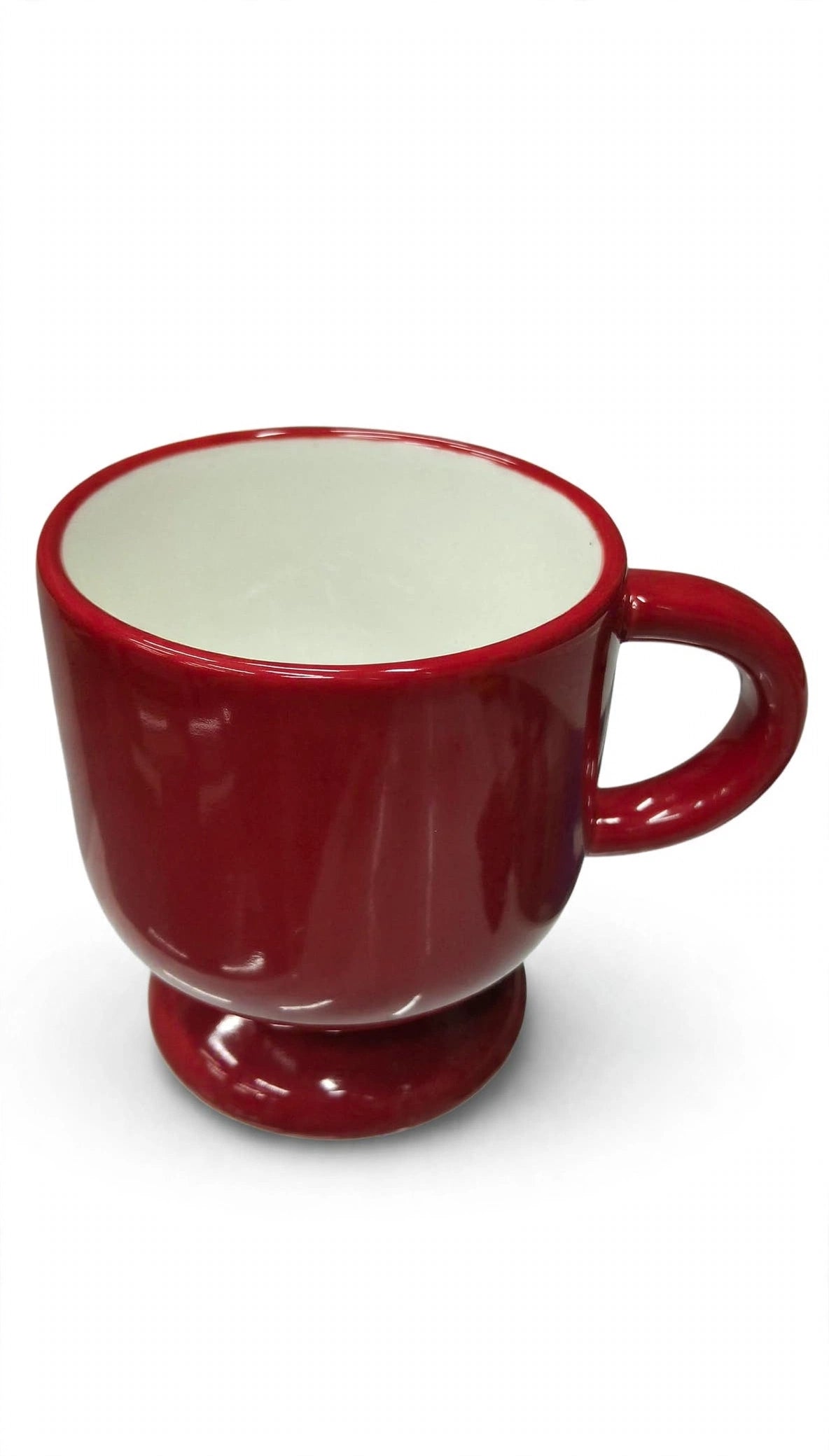 Retro Two-Tone Pedestal Mug