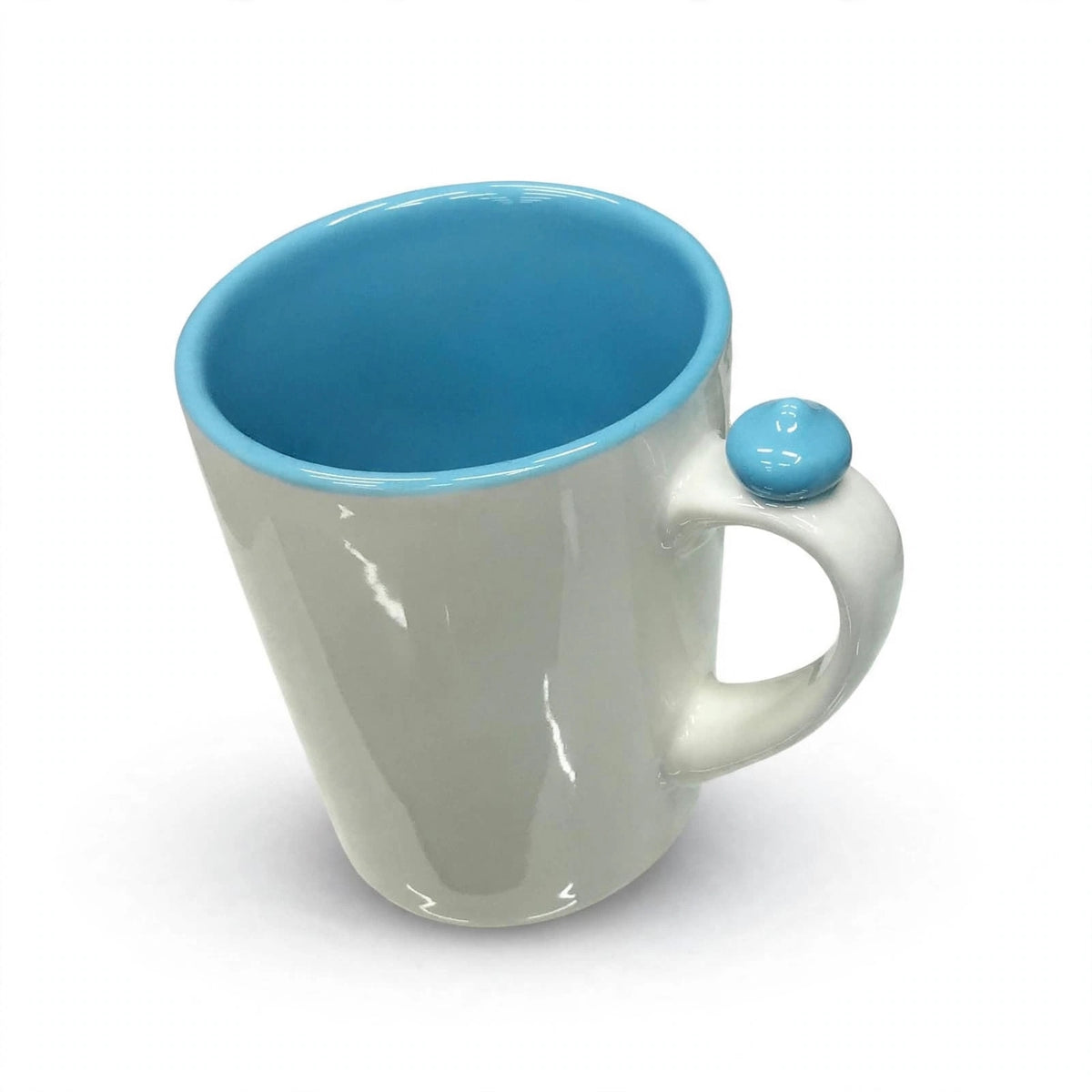 Button Top Ceramic Mug - 350ml