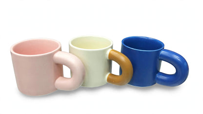 Minimalist chubby handle Mug